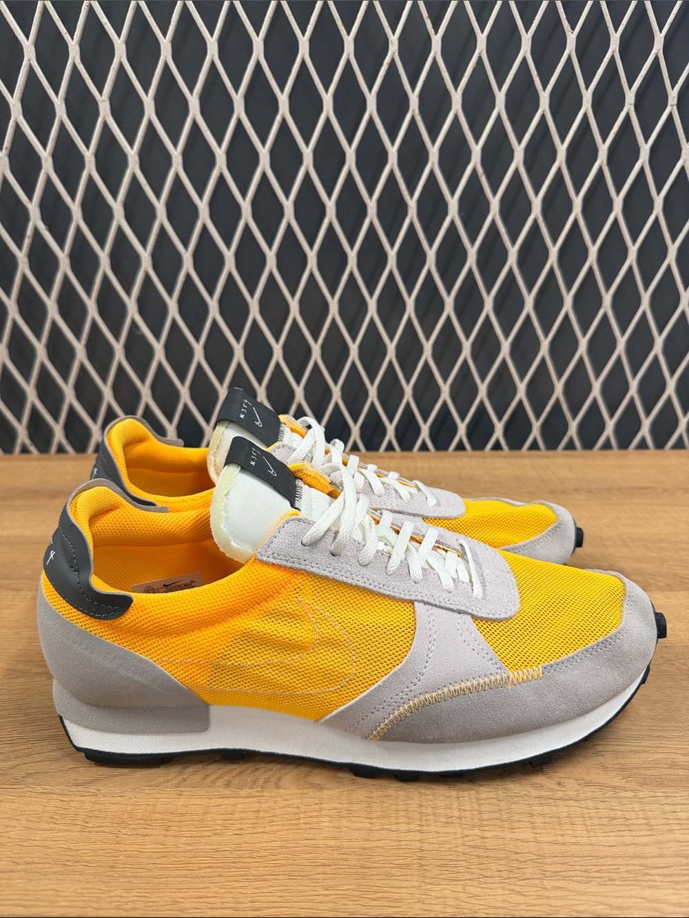 Nike Yellow and Gray Running Sneakers